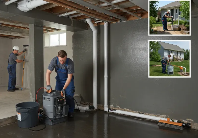 Basement Waterproofing and Flood Prevention process in Burlington, NC